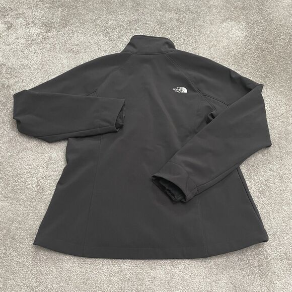 The North Face Windwall Barrier Softshell Jacket Womens Large Black Outdoor Hike - Picture 2 of 16